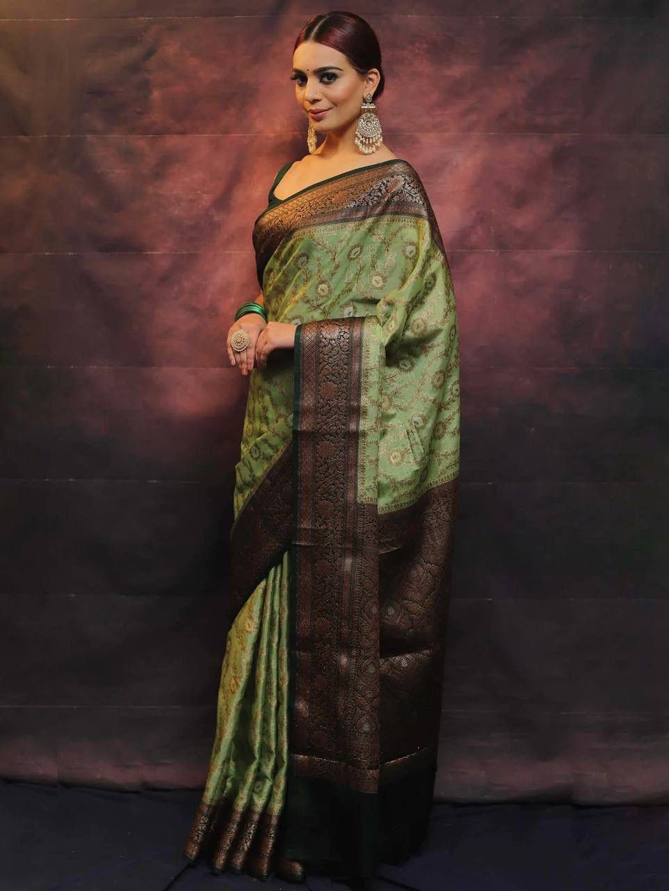  SF 707 Designer Lichi Silk Saree Wholesale Price In Surat